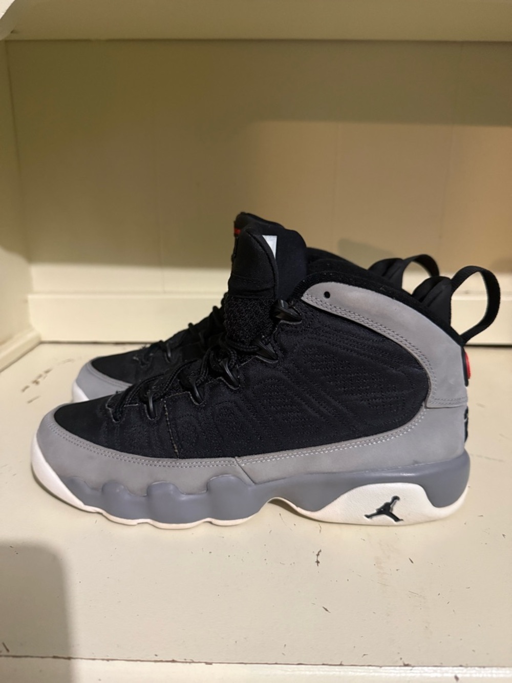 Jordan 9 retro partical gray shoes replacement insoles no box.